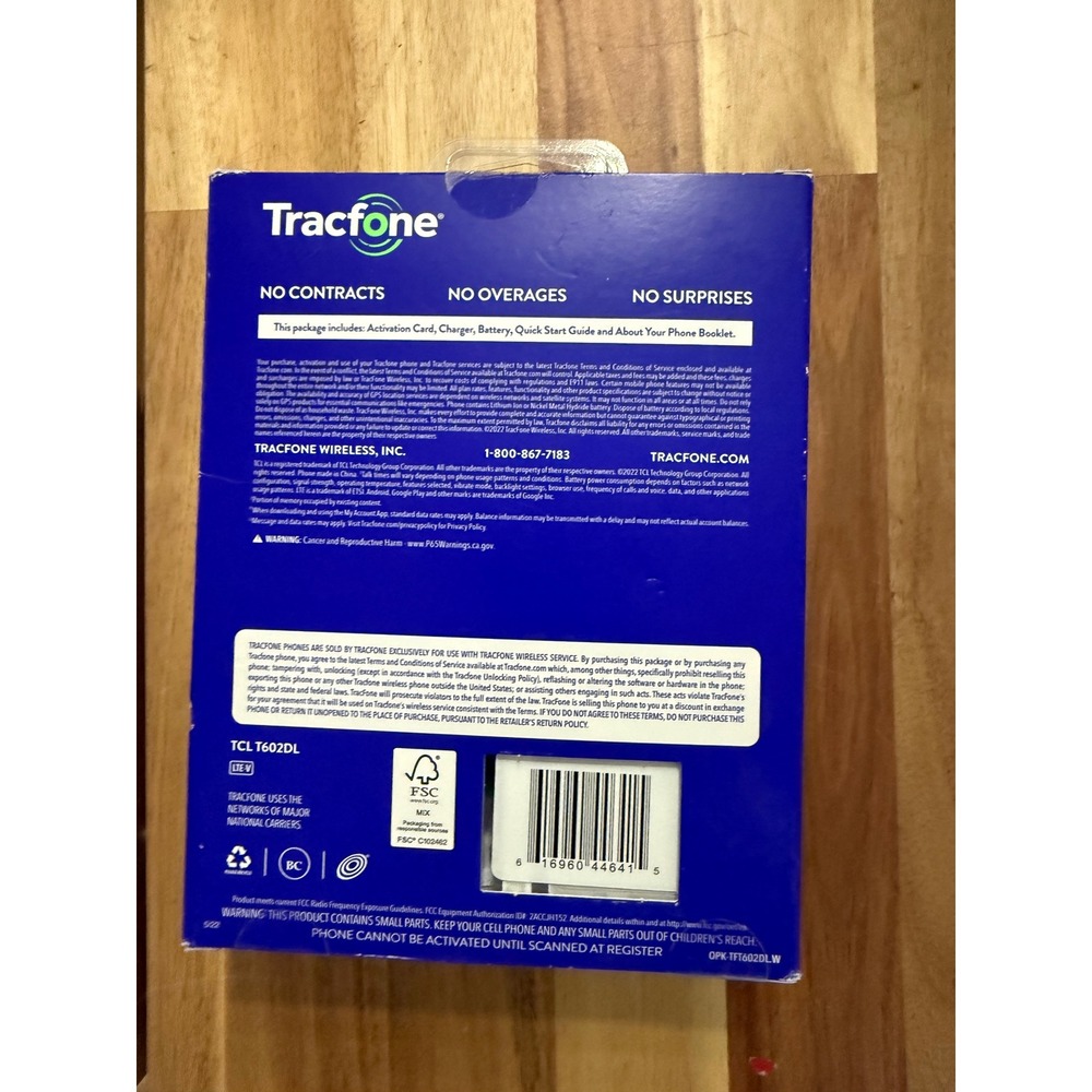 TCL 30Z Tracfone Smartphone 32GB 4G LTE 6.1" HD+ Display NEW Sealed - Picture 5 of 5